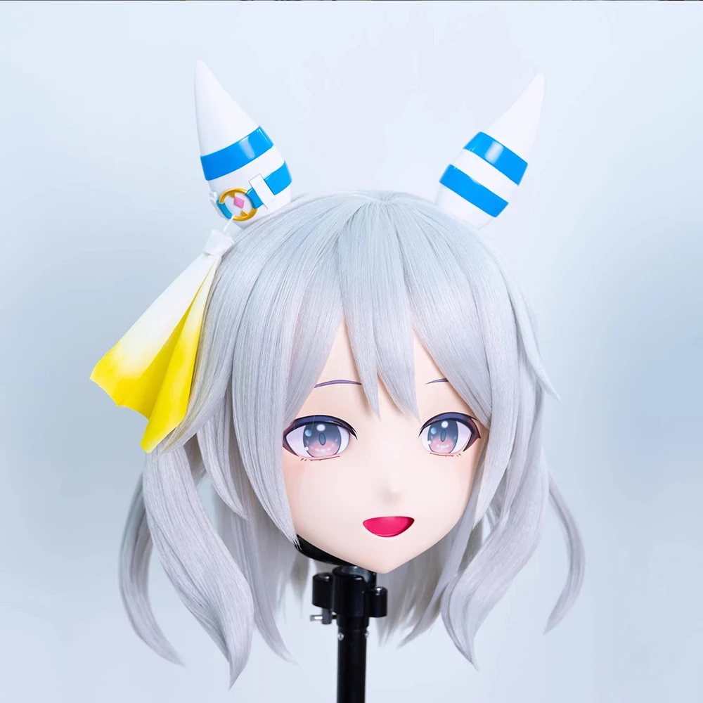 Anime Hishi Miracle Customize Full Crossdress Doll Female/Girl Cartoon Character Kig Cosplay Kigurumi Mask