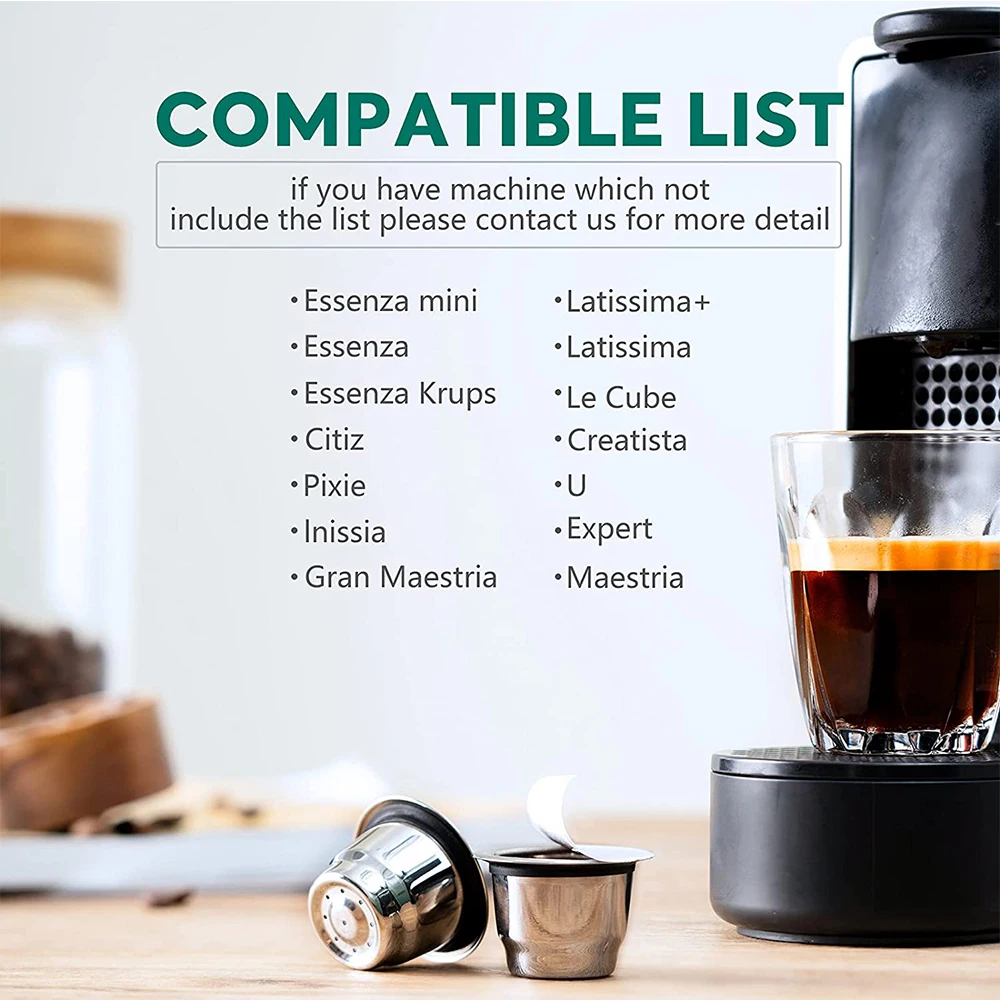 Coffee Capsule Cup Body Foil Cover Sticker for Nespresso Machine
