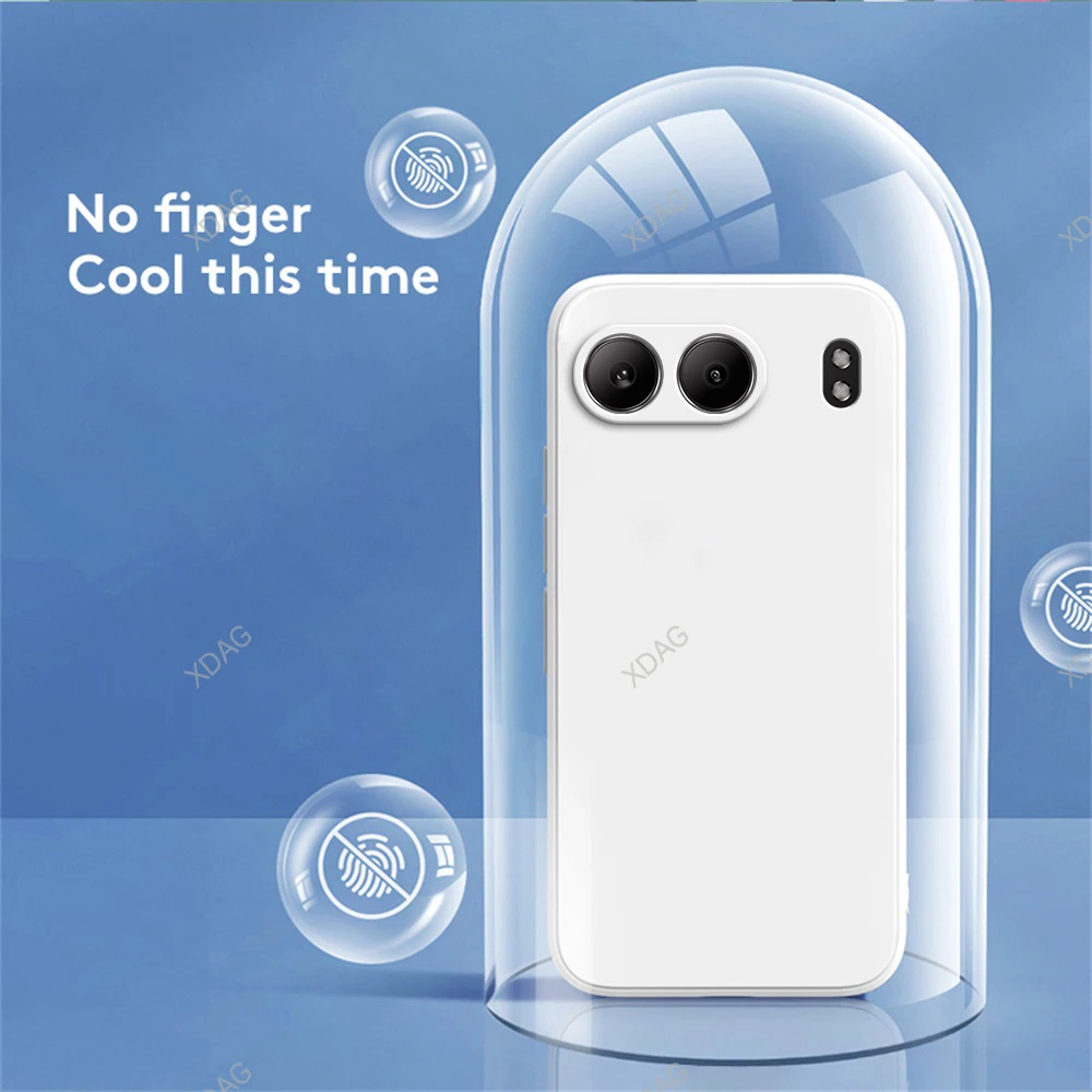 Soft Silicone Phone Case with Lens Protection and Candy Color Design