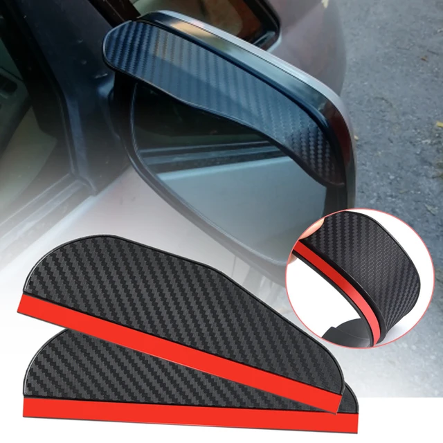 2 Piece/Pair Carbon Fiber Universal Auto Parts Rearview Mirror