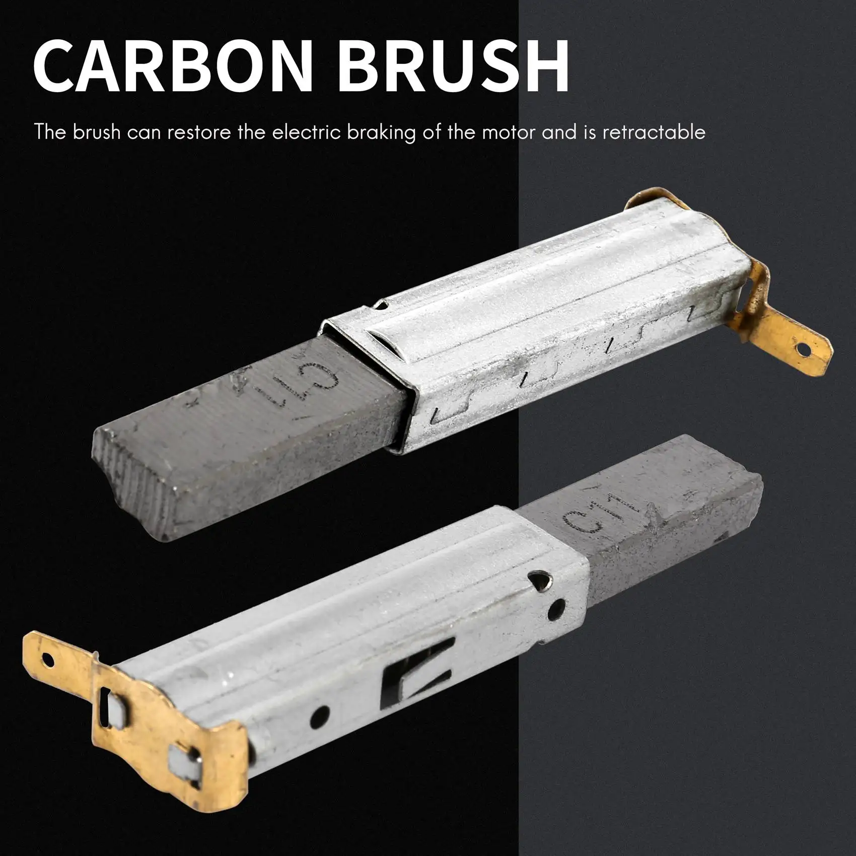 Hot 2Pcs Universal Vacuum Cleaner Motor Carbon Brush For Baiyun Industrial Vacuum Cleaner Accessories BF501 BF502