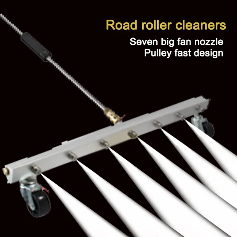 53CM Floor Roads High Pressure Water Gun 7 Nozzles Chassis  Sanitation  Municipal Cleaning Machine With Wheels pressure washers 5