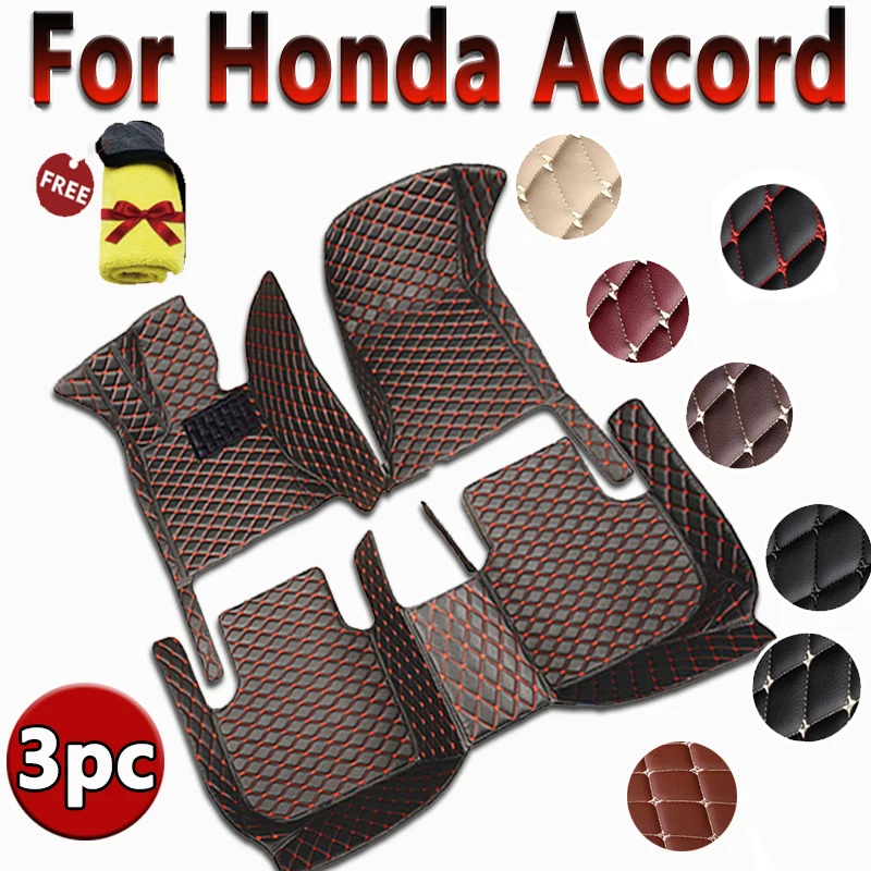 

Car Floor Mats For Honda Accord（10th GEN. Non-hybrid）2018-2021 2019 Custom Auto Foot Pads Automobile Carpet Cover accessories