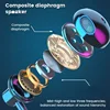 2025 Wireless Earphones 5.3 Neckband Headphones Gaming LED Display Stereo Sports Headset Halter Waterproof Magnetic Earbuds 4