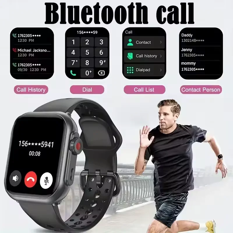 2026 New For Xiaomi Smart Watch Men Women 1.83-Inch HD AMOLED Full Touch Screen IP68 Waterproof Bluetooth Call SmartWatch Man 2