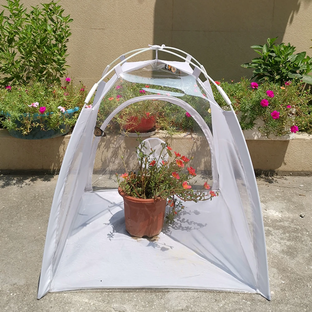 Foldable Plant Breeding Greenhouse Winter Protection Vegetables Flowers Seedlings Garden Cultivation Antifreeze Mini Tent Cage