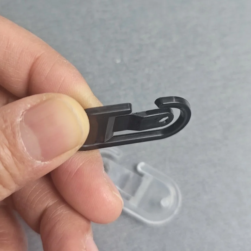 400개 플라스틱 PP 스냅 버튼 후크 디스플레이 행거 포장 액세서리 걸기