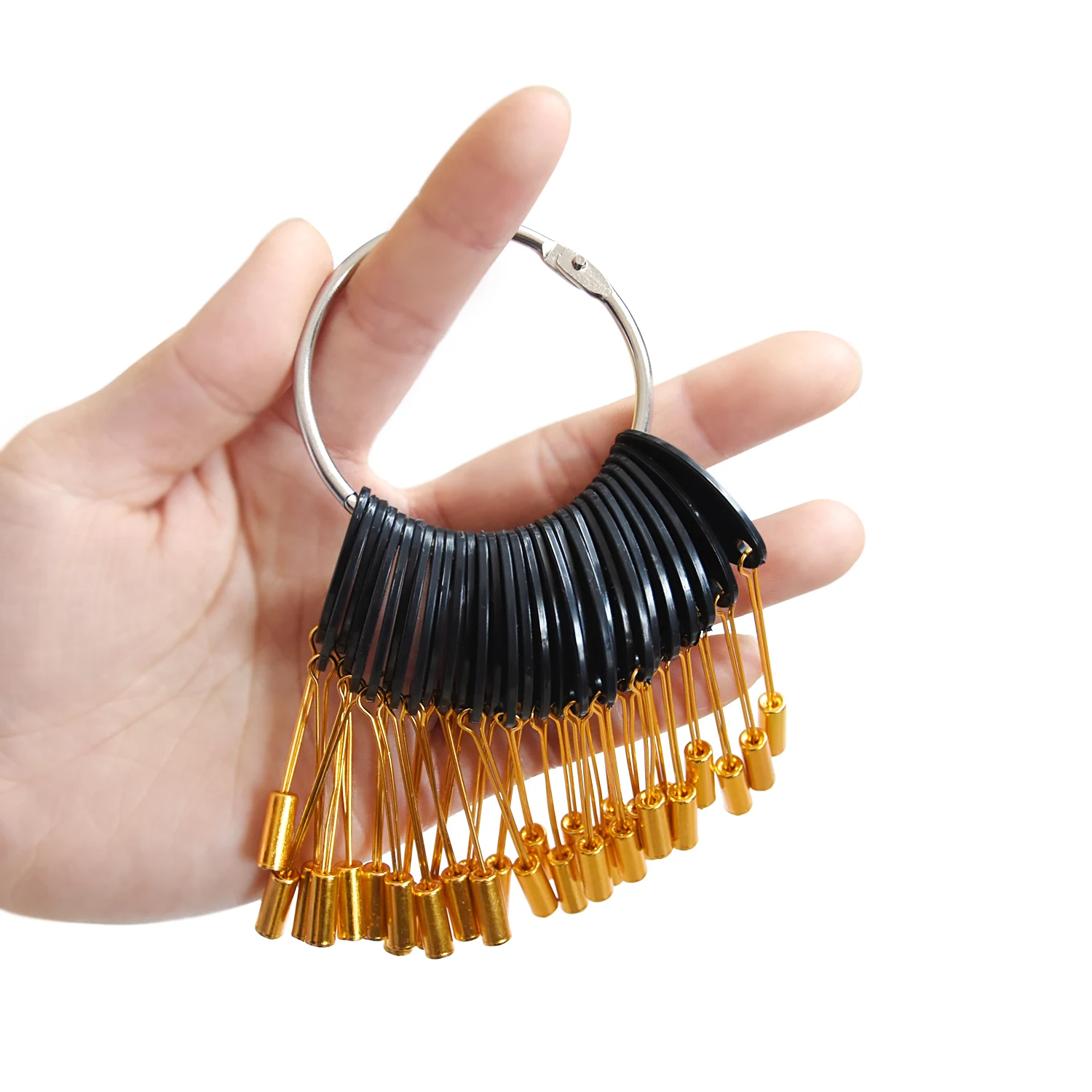 30 pcs / set Hair Color Ring for Hairdresser Dye Golden Color Hair Color Ring Accessories