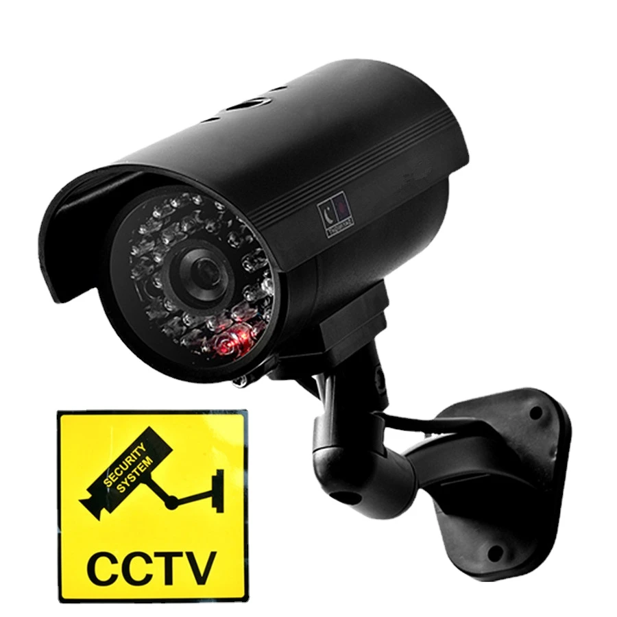 Fake Dummy camera security CCTV outdoor waterproof Emulational Decoy IR