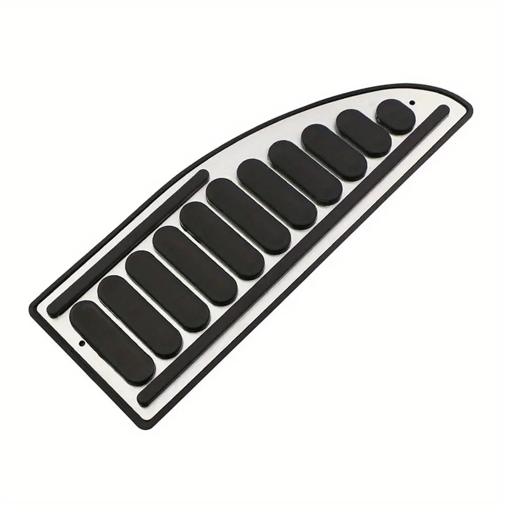 Edelstahl Gummi Fußstütze Fußpedalabdeckung für Ford Focus ST Fiesta Mondeo Fusion Kuga Escape Mustang SMAX 1 Stück – Detail 1