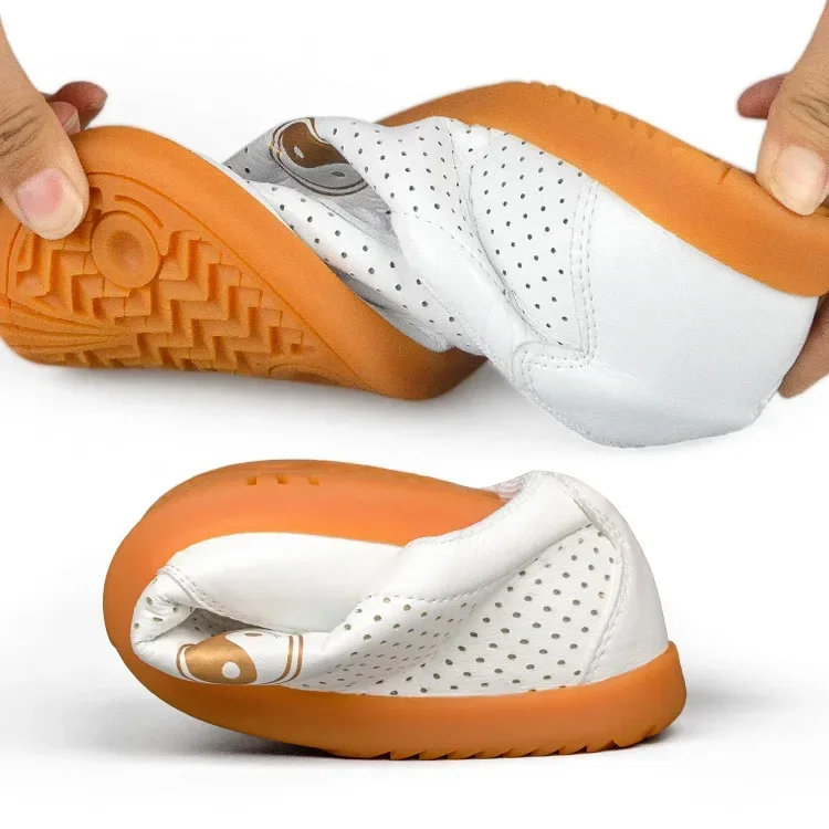 Summer Genuine Leather Kung Fu Tai Chi Shoes Martial Art Shoes Sneakers Cowhide Non Slip Wear Resistant Men Women