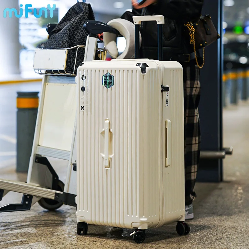 

MiFuny Roller Luggage ABS Light Trolley Box Universal Wheel Fashion Travel Box Student Password Box Carry on Luggage with Wheels