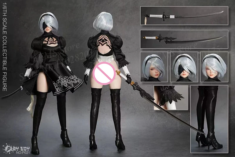PLAY TOY P021 1/6 Scale Collectible Figure Nier Beauty 2B