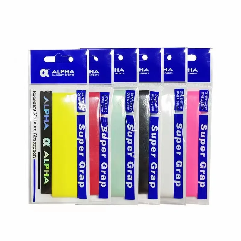 Alpha 10 Pz Tennis Overgrips Stick 1.2M Lungo Badminton Viscosità Grips Eccellente Assorbimento Mciture Padel Tenis Raquete Padel