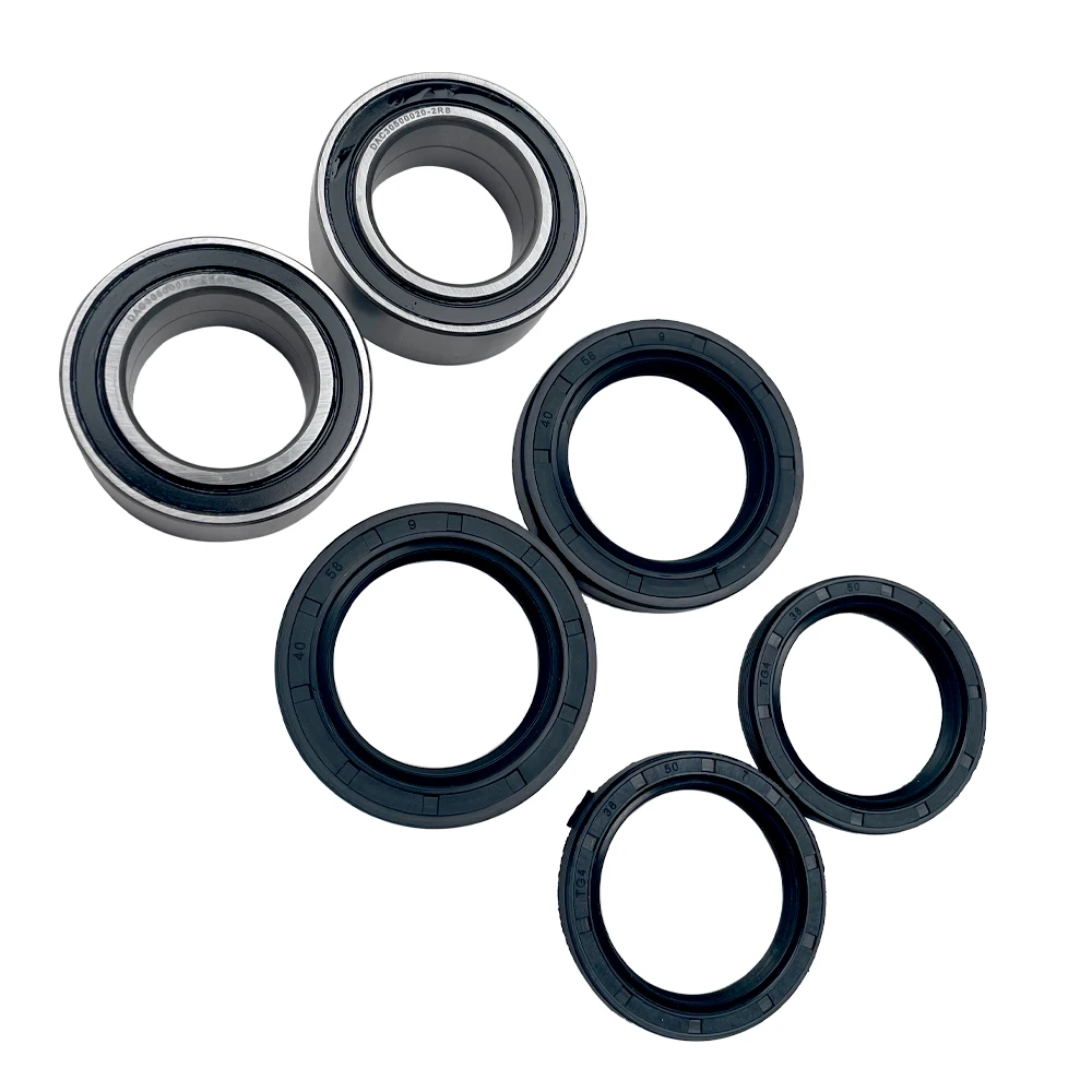For Honda Rancher 350 TRX350FM 4x4 2000-2006 Both Front Wheel Bearings And Seals