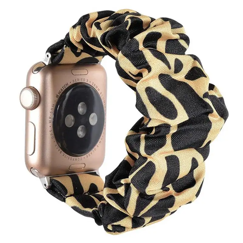 

Scrunchie Strap for Apple watch band 44mm 40mm 49/45/41/38/42mm belt Solo Loop watchband bracelet iWatch series 3 se 6 7 8 ultra