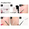 4Pcs/Set Acne Blackhead Needle Set Unscented Blemish PoreCleanser Needle Hook Spot Pimple Remover Skin Care Tools Accessories 3