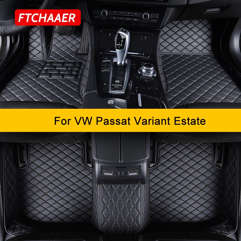 

FTCHAAER Custom Car Floor Mats For VW Passat Variant Estate Alltrack 2005-2023 Auto Carpets Foot Coche Accessorie