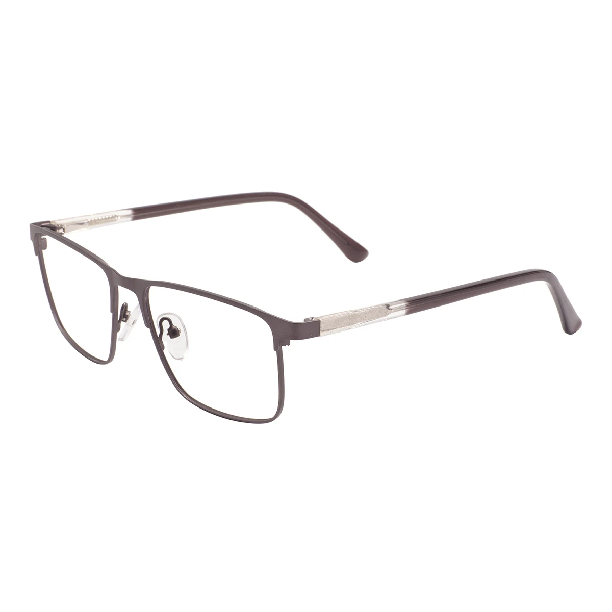 

Metal Square Glasses Frame With Spring Hinge For Prescription Lenses