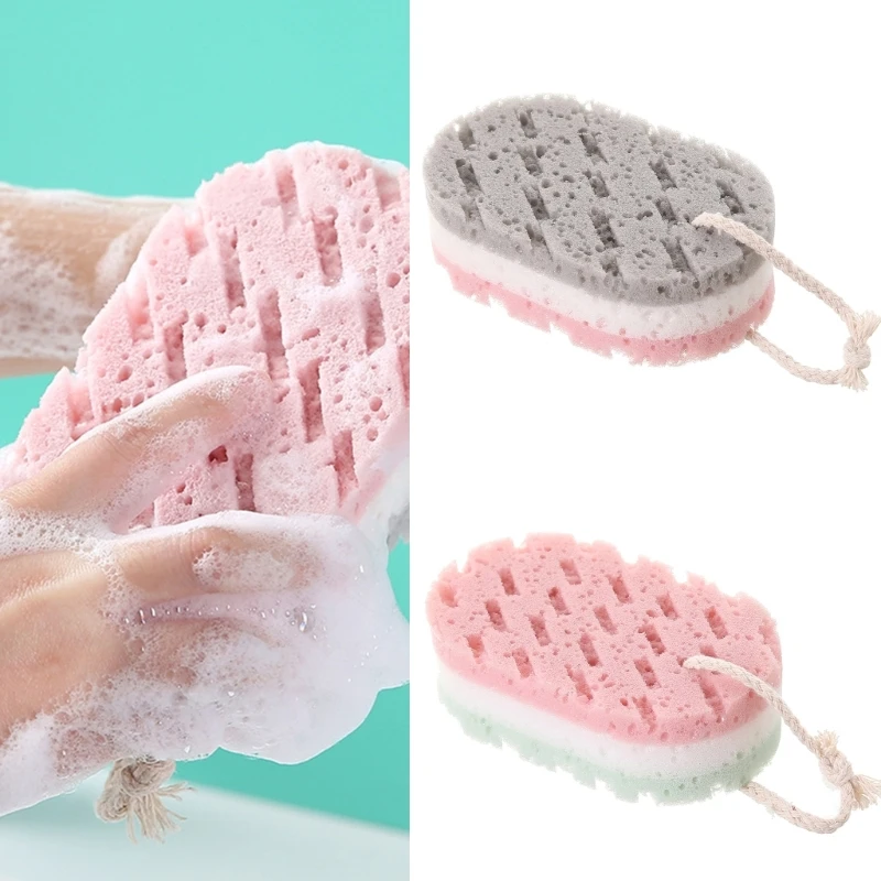 

RXJC Bath Sponge Body Brush Shower Clean Massage Cleaning Shower Brush Skin Remover
