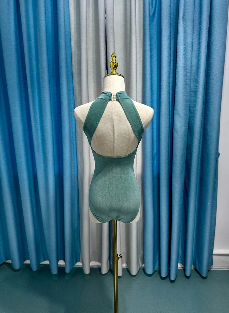 Ballett Trikot Mädchen Aerial Yoga Tanz Bodys Elegante Ballett Tanz Overall dame Tägliche Praxis Ballett Tanz Kleidung – Detail 12