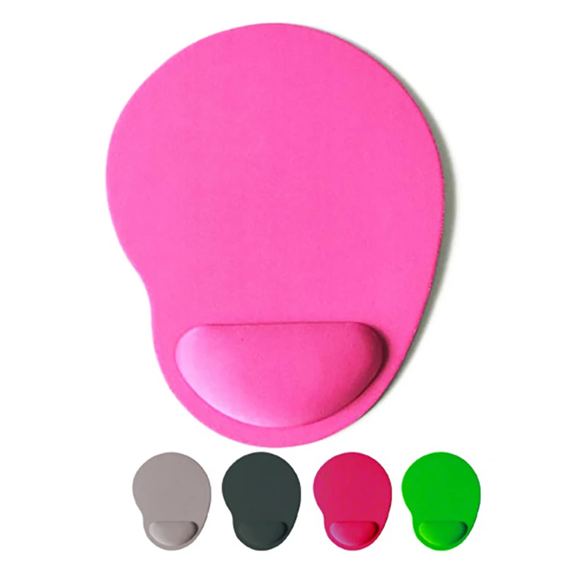 Ergonomic EVA Mouse Pad with Wrist Support – Solid Color Mouse Mat for Comfortable Office Use