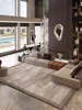 Abstract Brown Striped Carpet Creative Artistic Rug Luxury Living Room Decoration Carpets Comfortable Easy Clean Bedroom Rug 양탄자 2