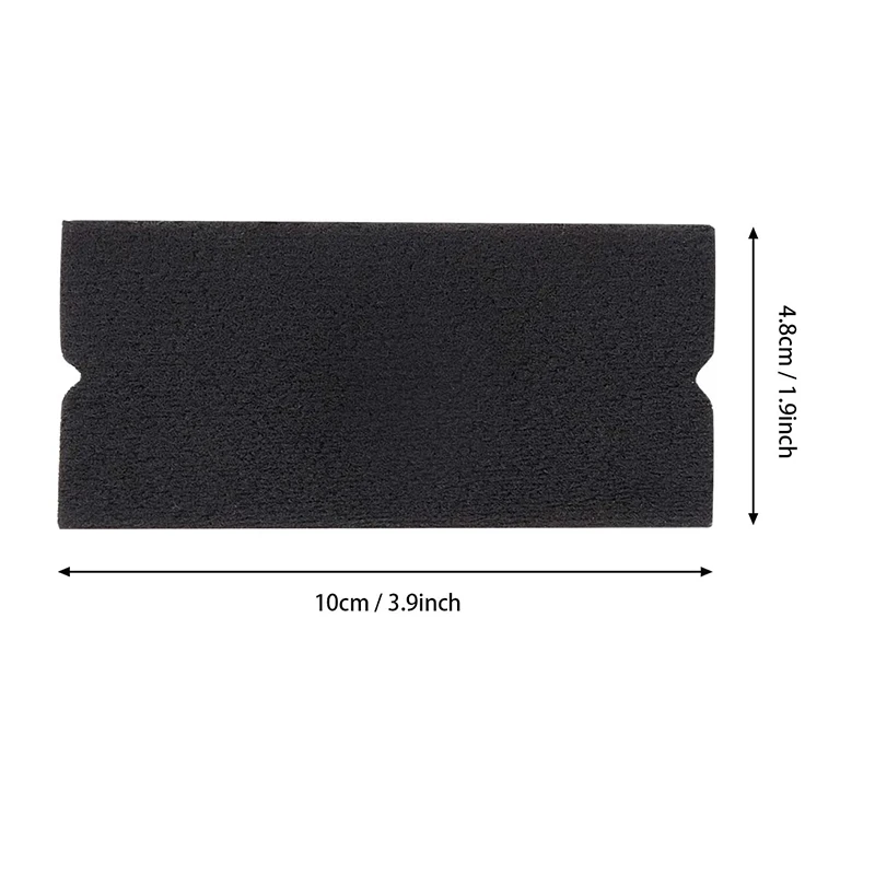 30/20/10Pcs Squeegee Felt Fabric Cloth for 10cm Card Squeegees Car Wrap No Scratch Scraper Spare Edge Cloth Window Tint Tools 6