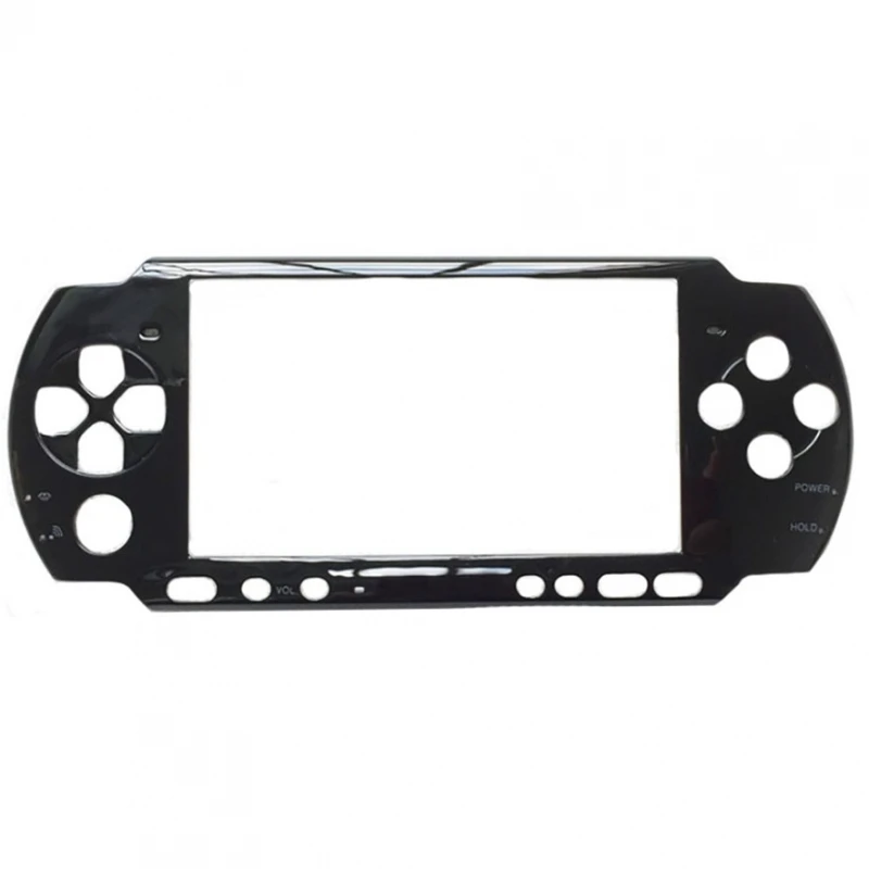 Coperchio Anteriore Compatibile Per Sony Psp 3000 3004 Nero Nero Slim Sostituzione # Sony Psp 300X (Psp-3000, Psp-3001, Psp-3002, Psp-3003, Psp-3004, 
