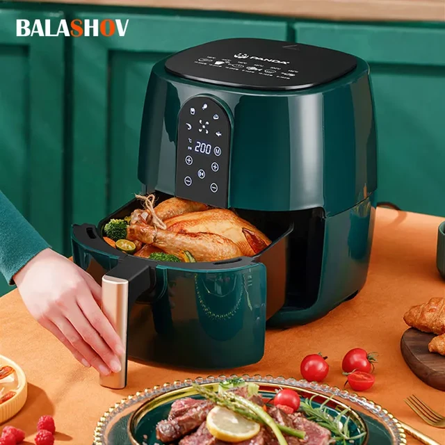 Hot Sale Air Fryers Household Digital Display Air Fryer 6.5 Liter Oil Free  Electric Deep Smart Air Fryers for Kitchen - China Air Fryers Wholesale and  Freidora De Aire price