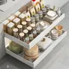 Pull Out Cabinet Organizer Expandable Slide Out Drawers Fixed With Adhesive Heavy Duty Roll Out Shelf Storage Easy Cleaning 4