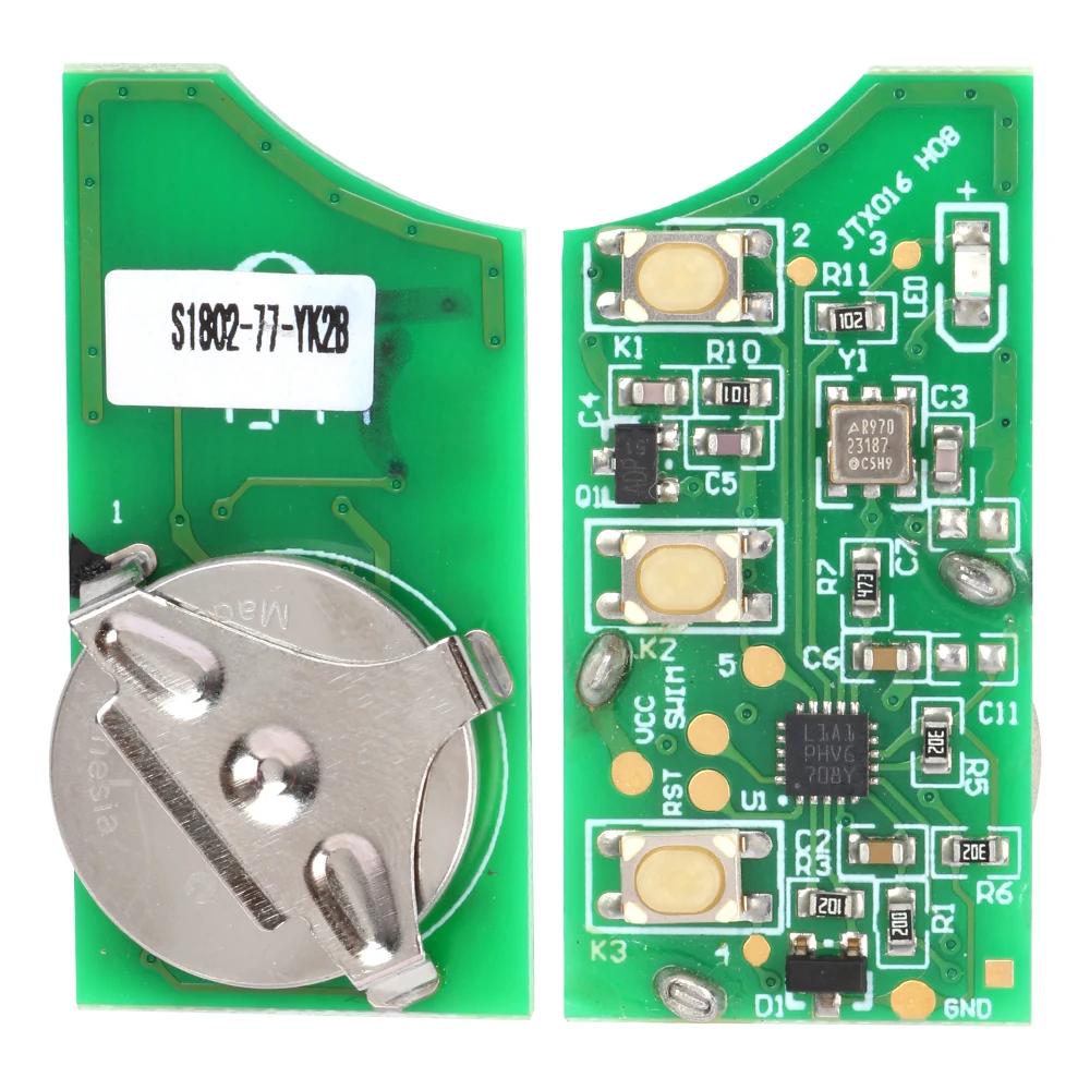 DIYKEY Flip Remote Control Key FOB ASK 434MHZ 4D60 Chip for Dongfeng 580 2010 2011 2012 2013 2014 2015 P/N: 3704050-SA01S
