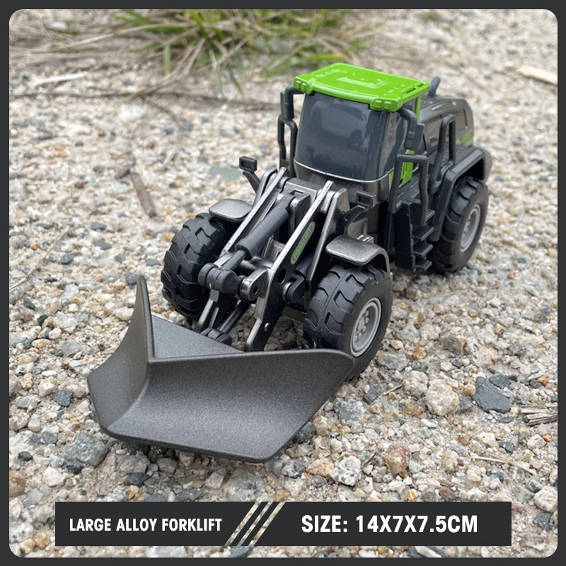 Escavatore Giocattolo Trasformabile Con 6 Mini Veicoli E 6 Auto In Metallo – Set Cantiere Con Luci E Suoni Per Bambini 3-9 Anni