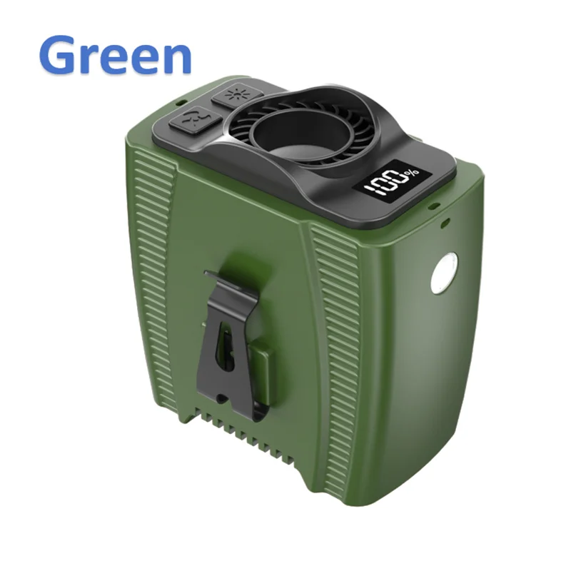 Kicikol Wearable Waist Fan & Power Bank With Desktop Stand, Turbo Track Fan, Portable Cooling, Wearable For Outdoor - View #5