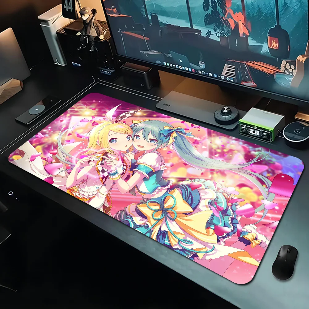 Project Sekai Large XXL Gaming Laptop Computer Desk Mat Mouse Pad Mouse Mat Notbook Mousepad Gamer 4