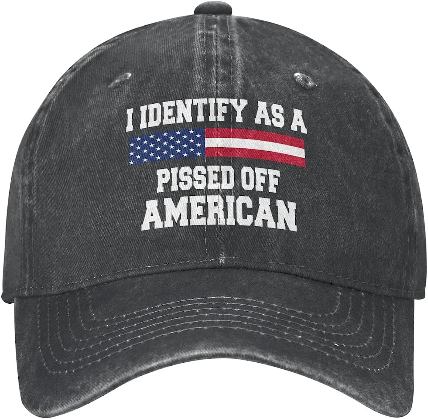 

I Identifys As A Pissed Off American Hat for Women Baseball Hat Cute Hat