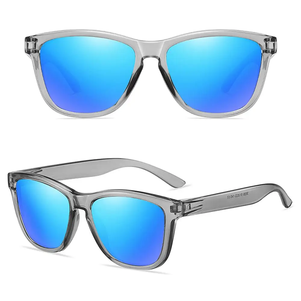Polarized Mirrored Unisex Sunglasses with UV400 Protection - Stylish Classic Retro Design