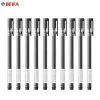 BEIFA Gel Pens Set 10pc/5pc Super Durable Sign Pen Pучка 1800M Writing boligrafo gel School Office Stationery Supplies 1
