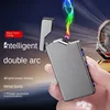 Dual Arc Windproof USB Cigarette Lighter with Plasma Pulse Type-C Rechargeable Lighter Men Gift Cigarette Accessories XH216 1