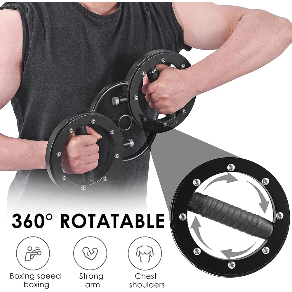 Burn Machine 8 To 12 Pounds Adjustable Resistance Spinning Burn Rotator ...