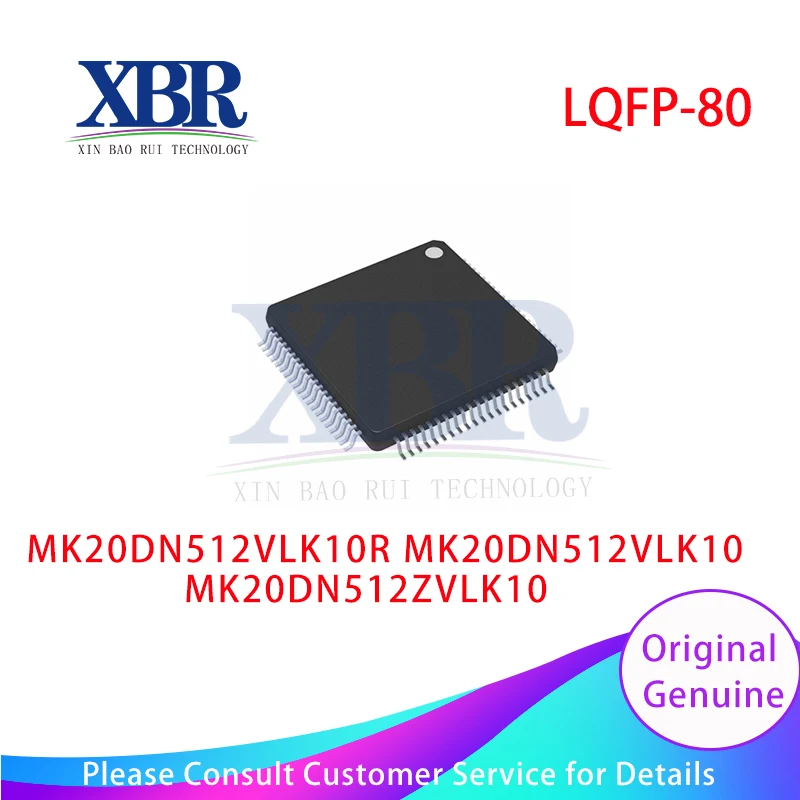 

5pcs MK20DN512VLK10R MK20DN512VLK10 MK20DN512ZVLK10 LQFP-80 New Original 100% Quality