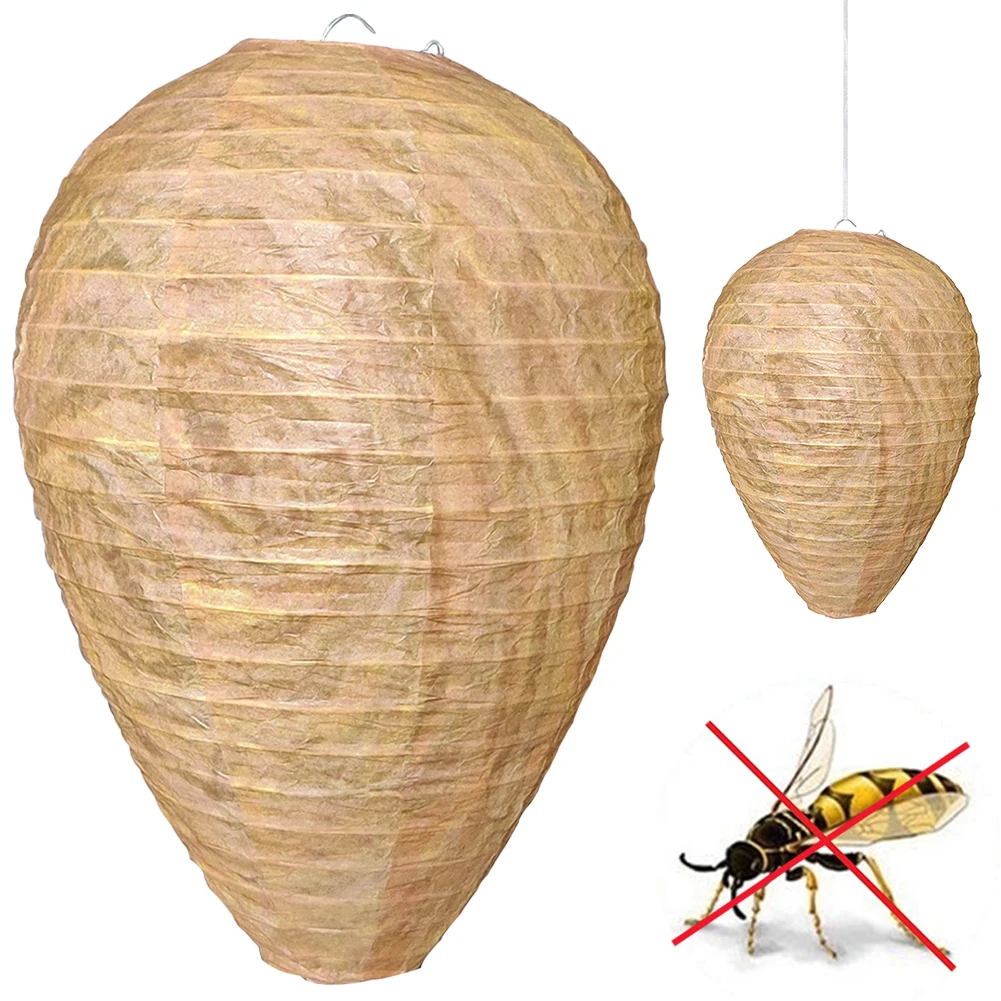 Safe Garden Repellent Trap Repellent Hornets Safe Fake Trap Waterproof Hornets Fly Catcher for Patio Outdoor