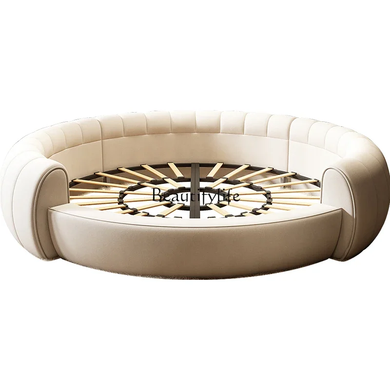 

Double Marriage Bed Modern Simple Home Hotel 2M Serena Large round Bed