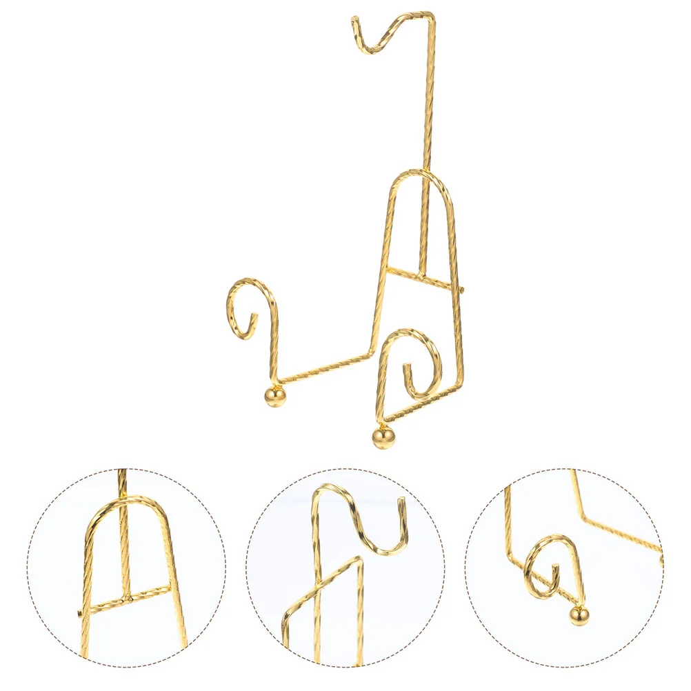 

Saucers Draining Hanger Metal Plate Holder Display Stand for Easel Rack Coffee Mug Espresso