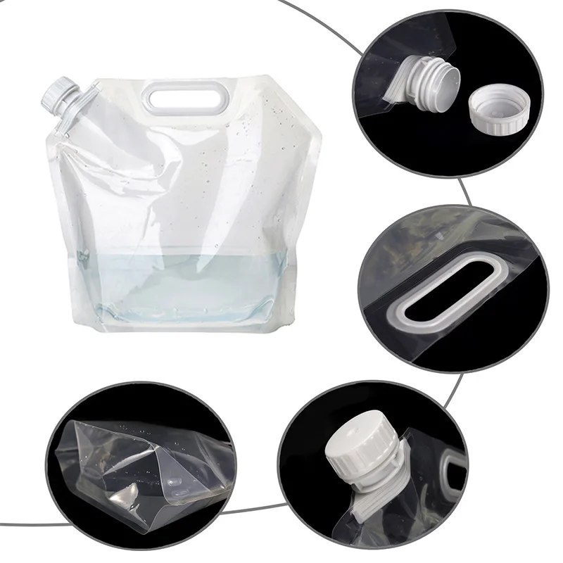 Porte-eau Pliable Camping Blue Mountain 15L – Plastique, Pré-aimé (comme Neuf)