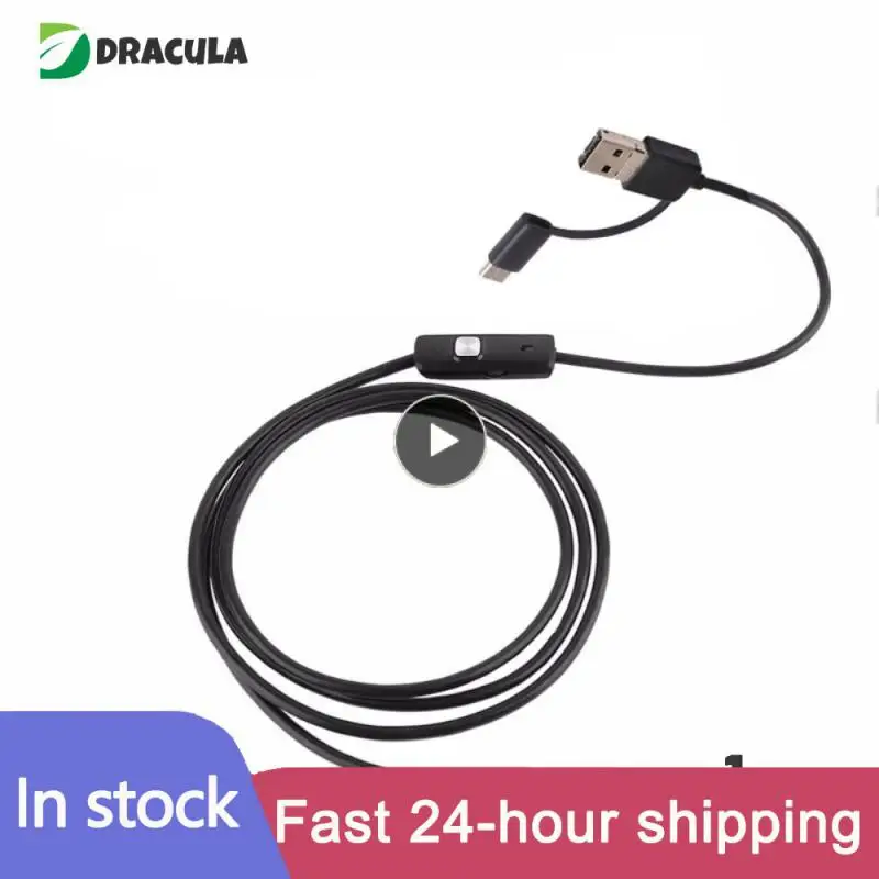 

1PCS MM IP67 Waterproof Endoscope Camera 6 LEDs Adjustable USB Android Flexible Inspection Borescope Cameras for Phone PC