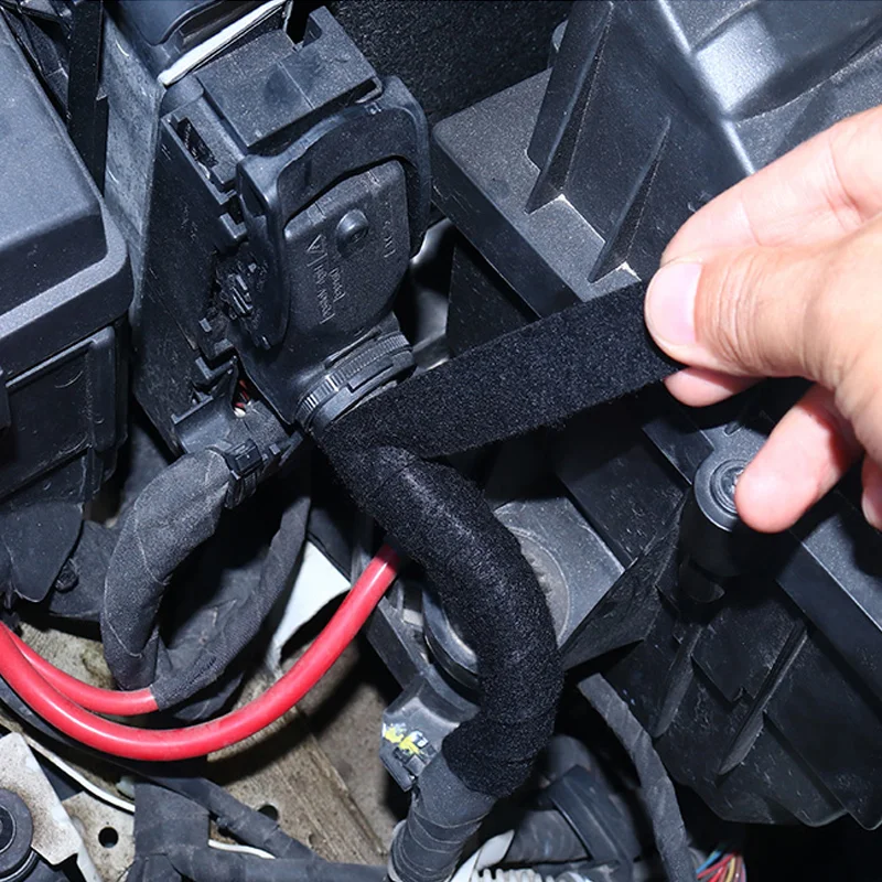 Heat-Resistant Adhesive Cloth Fabric Tape wiring harness tape automotive wiring tape car adhesive tape adhesive cloth tape for Car Auto Cable Harness Wiring Loom Protection Width 9/19/25MM Length 15M