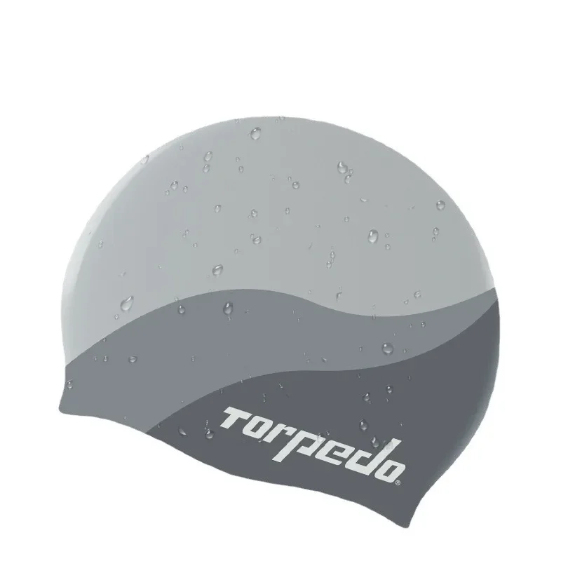 Universal Silicone Swimming Cap for Men And Women Sporty Waterproof Fashionable Swim Cap Children's Swim from Mainland China