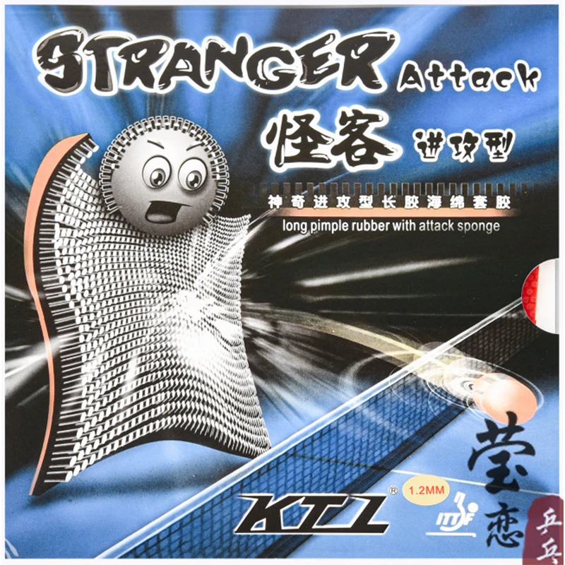 Table Tennis Rubber Table Tennis Equipment KTL Stranger Long Pimples Table Tennis Rubber No Tacky For Table Tennis Ping Pong Blade Racket