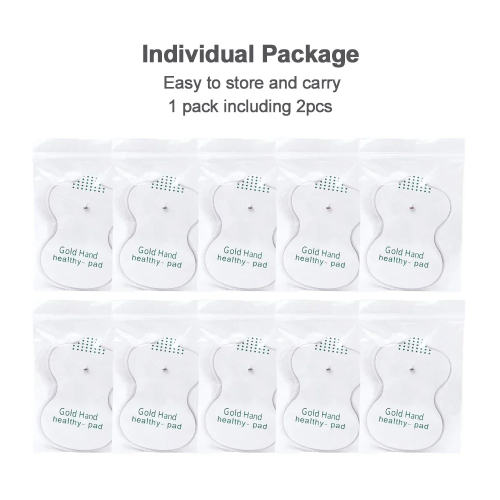 50pcs Tens Electrode Adhesive Gel Pads Body Acupuncture Therapy Massager Therapeutic Pulse Stimulator Electro Stickers Replace